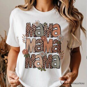Leopard Mama Wildflower Tee 🐆🌸 NWT — so cute for spring